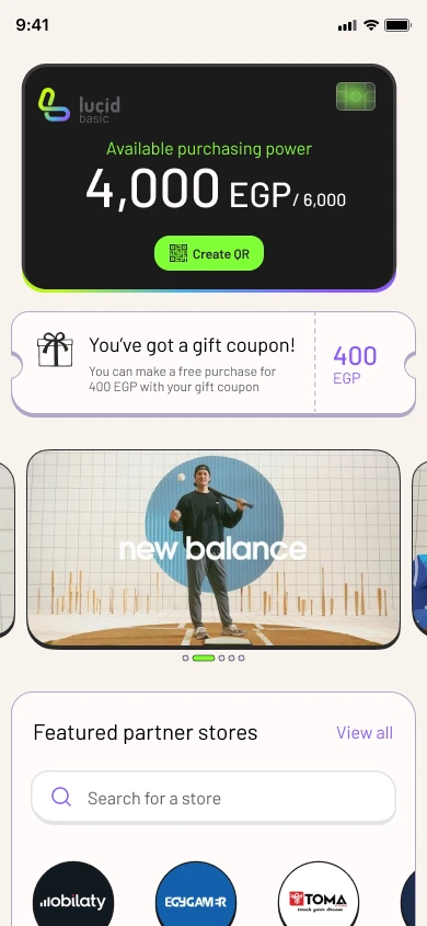 The Lucid app showing your Samsung phone plan and installments