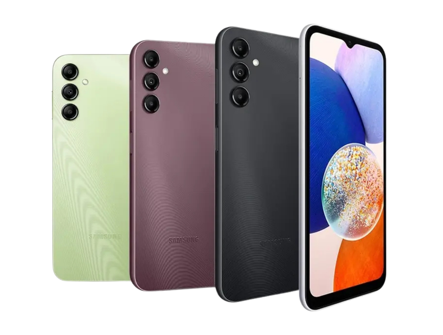 The latest Samsung Galaxy A phones available with Lucid